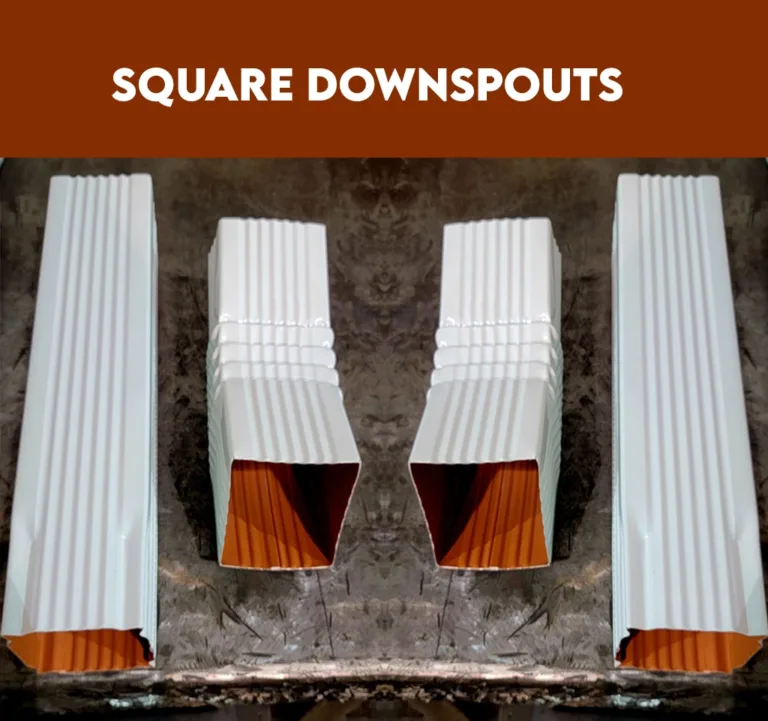 Square Smooth Downspouts
